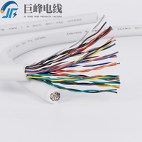 Câble de signalisation TPE UL21104 à faible émission de fumée et sans halogène (LSZH) d'origine usine, 22AWG, multiconducteur, paire torsadée blindée