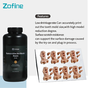 Résine d'impression 3D dentaire photopolymérisable Z94R - Résine photosensible pour modèles dentaires orthodontiques pour les laboratoires dentaires - Product Image 6