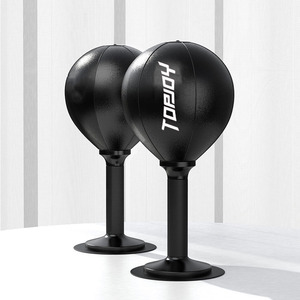 Terbaik penjual penghilang stres Buster bebas meja berdiri pukulan tinju meja bola hisap refleks Desktop Punching Bag