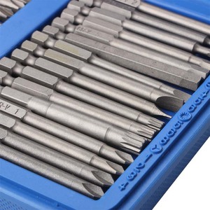 Extended <b>Screwdriver</b> Bit <b>Set</b> 50 Pcs <b>Phillips</b> Flathead Hex U Shape Interchangeable Bits For Diy Repair Tools - Product Image 2