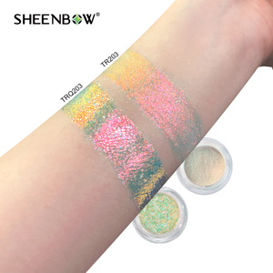 Paillettes opales multichromes irrégulières Sheenbow, paillettes iridescentes, paillettes Aurora, paillettes caméléon, pigments - Product Image 5