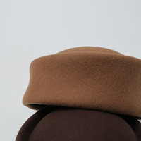 Chapeau Pillbox en Laine pour Femme, Style Français Hepburn, Béret Rétro, Chapeau Chaud et Élégant pour l'Automne Hiver 2026, Idéal pour le Quotidien