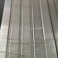 Profilé de fixation en aluminium pour film de serre, robuste, vente en gros d'usine