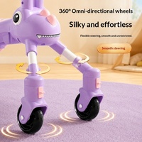 Nouvelle trottinette Mantis pour enfants et draisienne pour bébés de 1 à 3 ans, trotteur à quatre roues anti-retournement en plastique avec lumières et musique