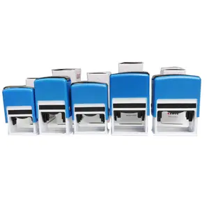 Self Inking Rubber Stamps Blue Blank Custom Address Self Inking Stamps
