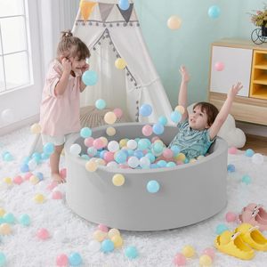 Piscine à balles ronde d'intérieur OEM/ODM en mousse haute densité pour aire de jeux pour tout-petits, équipement de jeu souple écologique pour usage domestique - Product Image 5