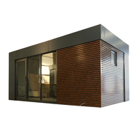 Maison capsule moderne chinoise, mini-maison, maison modulaire de 20 pieds, maison en bois, cabane en bois