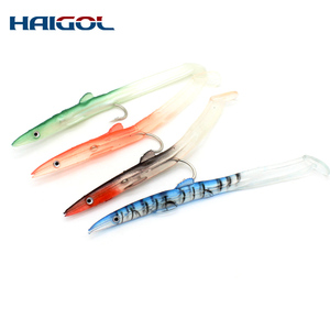 Señuelo de Pesca HAIGOL <span class=keywords><strong>para</strong></span> Agua Salada, 10 cm, Señuelo de Pesca de PVC <span class=keywords><strong>para</strong></span> Lubina, con Anzuelo Afilado, Cebo Artificial de <span class=keywords><strong>Sardina</strong></span> - Product Image 4