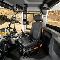 Siège de conducteur de camion à suspension mécanique, robuste, avec accoudoirs, siège réglable pour tracteur, équipement de construction