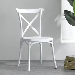 전체 현대 다채로운 스태킹 PP 플라스틱 의자 레스토랑 레저 카페 대량 플라스틱 의자