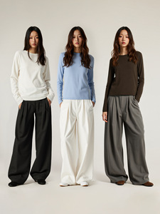Maglia <span class=keywords><strong>Termica</strong></span> da <span class=keywords><strong>Donna</strong></span> a Maniche Lunghe in Misto Lana Modal, Vestibilità Comoda, Girocollo, per Uso Base Layer - Ingrosso - Product Image 1