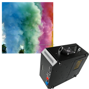 Macchina del fumo a colonna d'aria colorata con controllo remoto DMX, spruzzatore di nebbia verticale a colori per matrimoni, feste, bar, performance ed eventi <span class=keywords><strong>FX</strong></span> - Product Image 6