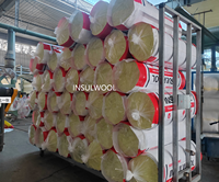 INSULWOOL Rouleau de laine de verre, matériaux de construction durables pour les bâtiments de grande hauteur, favorisant la construction verte et l'économie d'énergie