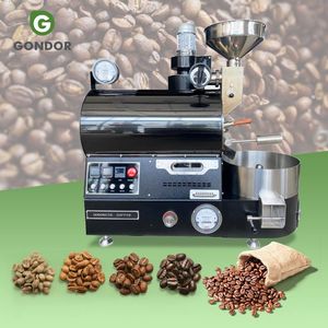 เครื่องคั่วกาแฟอุตสาหกรรมไฟฟ้า 500 กรัม 1.5 กิโลกรัม 30 กิโลกรัม ความจุ เครื่องคั่วกาแฟแก๊ส - Product Image 1