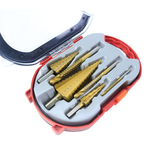 Fuxin Metric <b>Step</b> Drill Bits Hex Shank TiCN Coated For Nonferrous Metals Home Use - Product Image 1