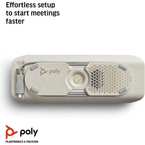 Nouveau en stock : Poly Sync 40 – Système de visioconférence Polycom avec haut-parleur de conférence sans fil – Certificat d'origine Poly - Product Image 5