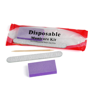 Factory Wholesale Nail Salon Disposable <b>Manicure</b> Tool <b>Kit</b> 3Pcs/Set - Product Image 2