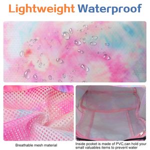 Muestra gratis personalizado de gran capacidad Tyvek impermeable Paquete de deportes mochila portátil cordón natación Yoga-para cuerda bolsa de almacenamiento - Product Image 3