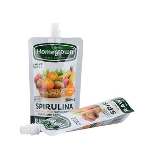 Bolsas de plástico reutilizables para batidos, accesorio translúcido de alta resistencia, <span class=keywords><strong>con</strong></span> pajita - Product Image 5