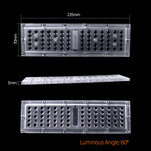 Lampadaire 40/60/90 degrés Lentille <span class=keywords><strong>LED</strong></span> Lentilles de lumière PMMA Fabricants de lentilles de lampadaire PMMA - Product Image 6
