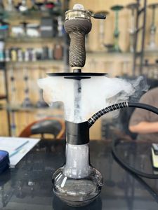 Nouveauté DARKSIDE : Ensemble <span class=keywords><strong>Chicha</strong></span> de Luxe avec Narguilé en Verre, Sheesha DARKSIDE de Haute Qualité - Product Image 3