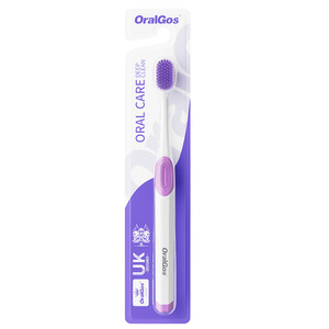OralGos Toothbrush Soft Bristles Wide Head Adult Trendy Color Manual Cleaning - Product Image 5