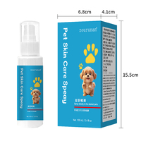 Spray para el Cuidado de la Piel de Mascotas Zourunan 100ml, Alivio para Picazón en Zonas Calientes, Fórmula Herbal, Calmante para el Pelaje, Seguro para Lamer, para Perros y Gatos, Venta al por Mayor, OEM