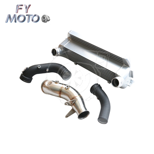 Thiết Kế Độc Đáo Bán Nóng Intercooler + Downpipe + Chargepipe Cho BMW 335i 435i M235i F20 F30 F32 F22 N55 N20 2012-2018 - Product Image 2