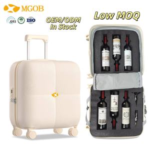 <span class=keywords><strong>Valise</strong></span> à vin universelle pour ordinateur portable 2025, <span class=keywords><strong>valise</strong></span> adaptée aux avions, 20 pouces, rose, fermeture éclair YKK, légère, OEM/ODM - Product Image 1