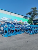 Rotocultivador Hidráulico Reversible con Profundidad y Ancho Ajustables de Múltiples Orificios, Rueda Integrada para Control de Profundidad en Agricultura y Transporte