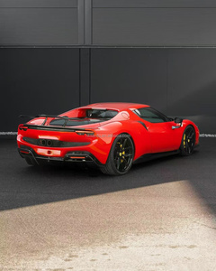 ชุดแต่งคาร์บอนไฟเบอร์สำหรับ 296 GTB/GTS คุณภาพสูงแบบใหม่ พร้อมสปอยเลอร์ดิฟฟิวเซอร์ลิปหน้าแบบยึดด้วยสกรู และสเกิร์ตข้าง - Product Image 4