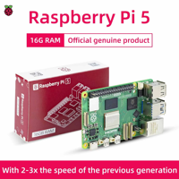 Kit de Inicio de Desarrollo de Computadora de Placa Única Raspberry Pi 5 Modelo B 4GB 8GB RAM para Principiantes en el Aprendizaje de Programación en Python