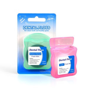 プライベートブランド　業務用　100m デンタルフロス　ミント風味　シルク　口腔ケア衛生用品　清掃用 - Product Image 2