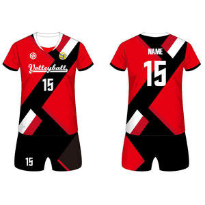 定制升华设计您自己的带有徽标名称和数字的排球运动衫 - Product Image 2