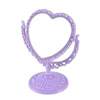 Miroir de maquillage vintage français, miroir de maquillage de bureau à une face, rotatif à 360 degrés, vente en gros, miroir de maquillage haute définition