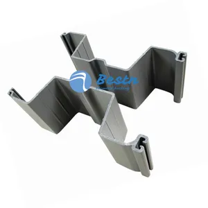 路堤防护用高强度PVC u型多功能生态塑料钢板桩