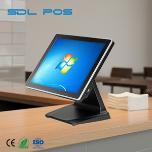SDLPOS SDL828 블랙 현금 등록 15 인치 터치 디스플레이 1024x768 해상도 인텔 코어 I3/i5 WiFi6 판매 시점 - Product Image 1