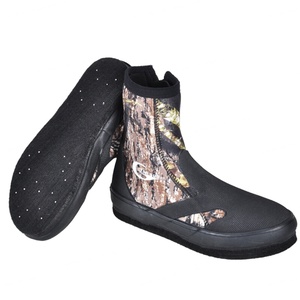 Factory Direct Customizable 5MM Neoprene Fishing Shoes <b>Diving</b> <b>Boots</b> Camouflage Non-Slip Wear-Resistant Upstream Gear Accessories - Product Image 1