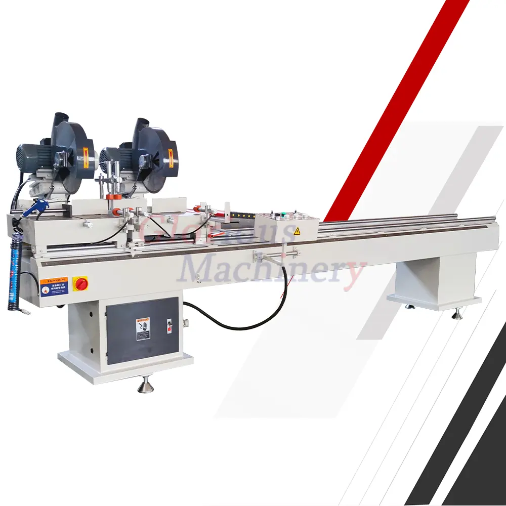 Glorious Double End Miter Saw Cutting Machine Double Head Aluminum Cut End Saw Price Door Window Machine