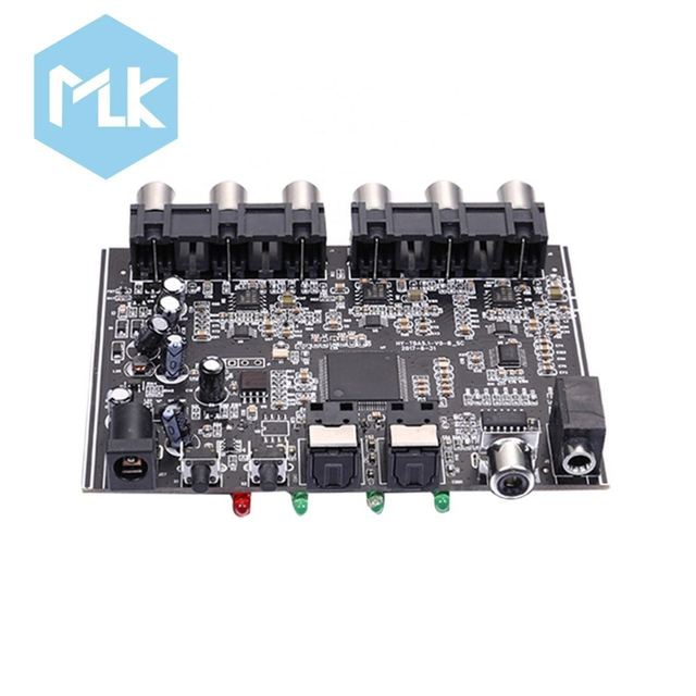 MLK Home Theater 5.1 Channel Digital Optical Coaxial DTS RCA HiFi Stereo Audio Decoder Board