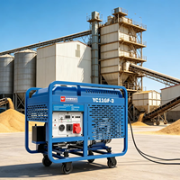 Générateur diesel 11 kW 12 kW refroidi par air, bicylindre, démarrage électrique, groupe électrogène portable, réservoir de carburant de 40 L, type silencieux, châssis ouvert, 1800 tr/min