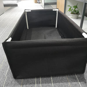 48 एल एक्स 48 डब्ल्यू एक्स 12 एच फैब्रिक फेल्ट गार्डन उठा हुआ ग्रो बेड, पौधों के लिए जीवित मिट्टी का ग्रो बेड - Product Image 5