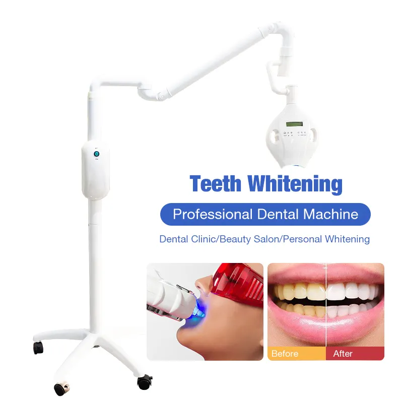 2023 Dental Bleaching Mobile Whitening Teeth Machine Lamp Led Light Laser Teeth Whitening Machine For Professional Use