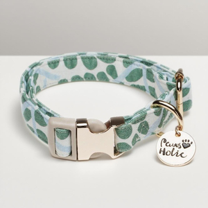 Collar de perro de algodón de lujo moderno y elegante impreso moda suave y duradero personalizado OEM ODM personalizado con características saludables - Product Image 1