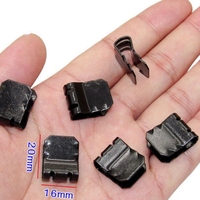 Clip de fixation automobile en métal à vis, base en U, pour pare-chocs et panneau latéral de voiture