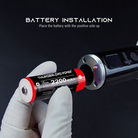 Pistolet de tatouage sans fil, pour maquillage Permanent, Microblading des sourcils, Rechargeable avec batterie, pièces