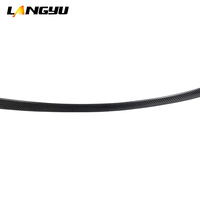 Accessoires de modification de voiture Langyu 15-19 aile de becquet pour Mercedes Benz classe C W205 C63 Style aileron arrière