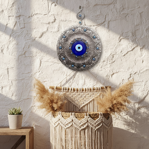 22X32 cm Cristal Ojos Malvados Adorno De Pared Elegante Decoración De Acento De Pared - Product Image 3