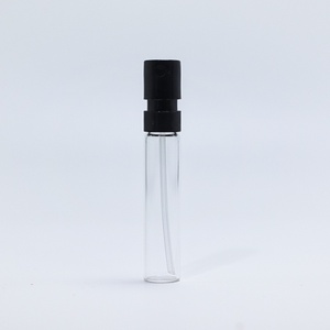 Eco-friendly Recyclable Custom Empty Round clear Perfume Sample <b>Bottle</b> 1.5ml 2ml 3ml 5ml Mini Perfume <b>Bottle</b> With Spray Cap - Product Image 2