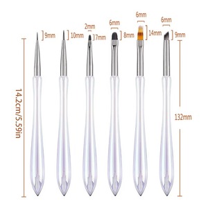 Nail Art Pen Lllusory Color With Cover Nail Construction Painting <b>Brush</b> Uv Gel Extension Drawing Carving Pen Diy - Product Image 5